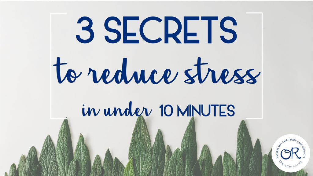 3 Secrets to Relieve Stress Quickly (in Under 10 Minutes)